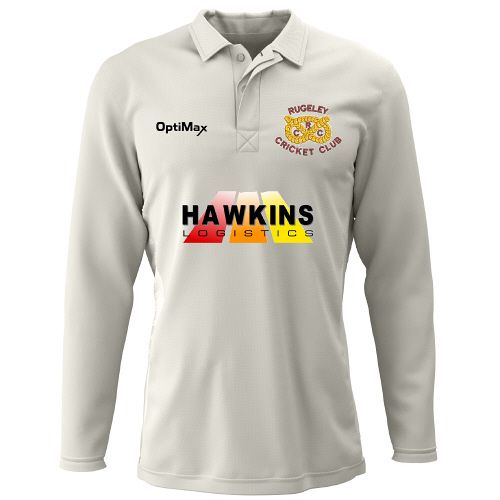 Rugeley CC Optimax Radial Playing Shirt LS  Snr