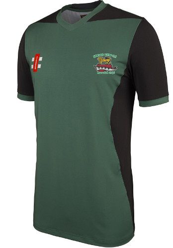 Springview CC GN Green Pro Performance T20 Cricket Shirt SS  Snr