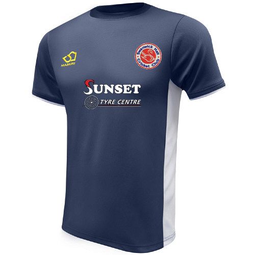 Swanwick Hall Cricket Club Masuri Cricket Training Shirt Navy  Jnr
