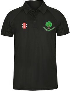 Cutthorpe CC GN Black Matrix Polo Shirt  Snr