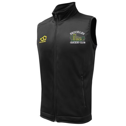 Brockley CC Masuri Cricket Gilet Black  Snr