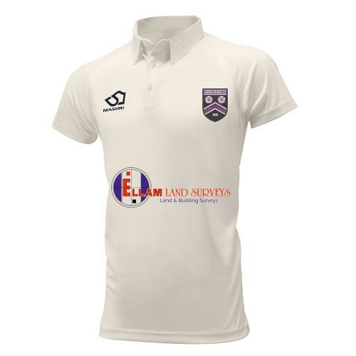 Lascelles Hall CC Masuri Cricket Playing Shirt S/S  Jnr