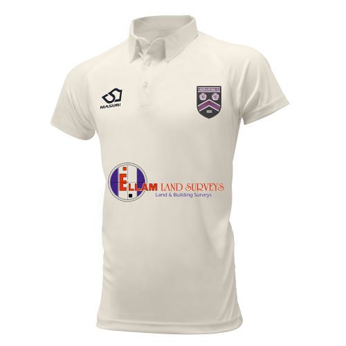 Lascelles Hall CC Masuri Cricket Playing Shirt S/S  Snr