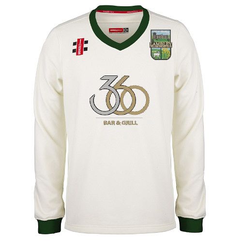 Lambley CC GN Pro Performance Green L/S Sweater Snr