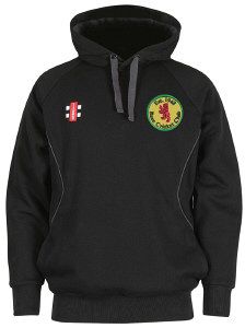Bare Cricket Club GN Black Velocity Hoody  Snr