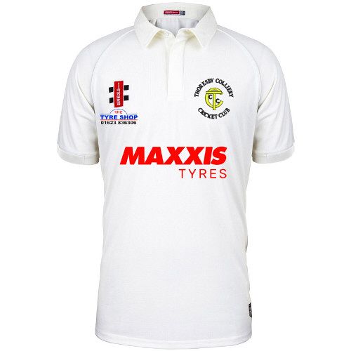 Thoresby Colliery CC GN Matrix Cricket Shirt S/S Snr