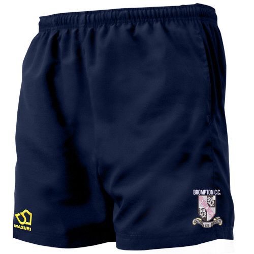 Brompton CC Masuri Cricket Short Navy  Snr
