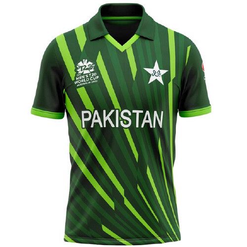 Pakistan 2022 T20 World Cup Cricket Shirt in short sleeve
