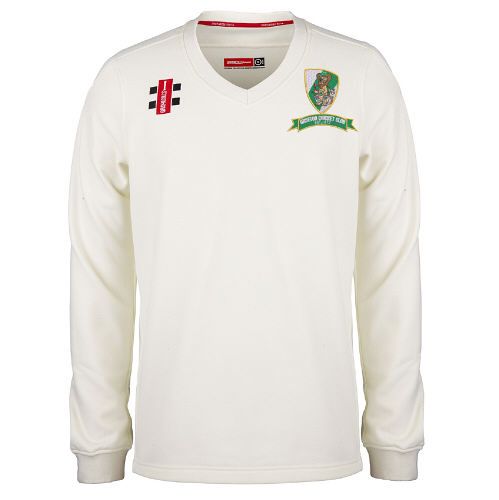 Wiseton CC GN Pro Performance Ivory L/S Sweater Snr