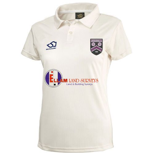 Lascelles Hall CC Masuri Cricket Playing Shirt S/S - Womens