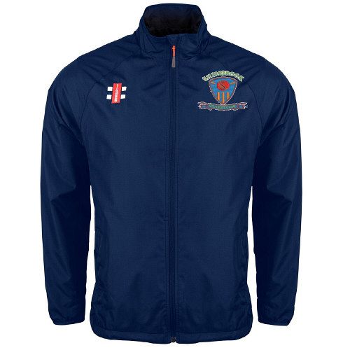 Shirebrook CC GN Navy Velocity Rain Jacket  Jnr