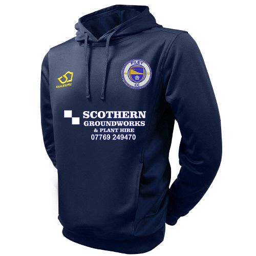 Filey Cricket Club Masuri Cricket Hoody Navy  Jnr