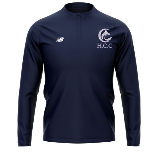 Hildenborough Cricket Club New Balance 1/4 Zip Mid Layer Navy  Jnr