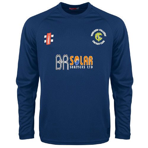 Thoresby Colliery CC GN Navy Matrix L/S Tee  Snr