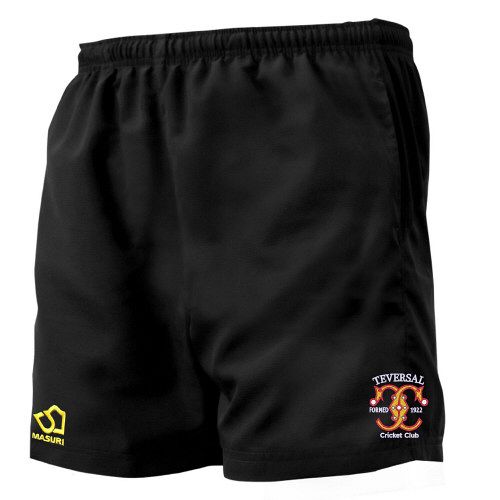 Teversal CC Masuri Cricket Short Black  Jnr