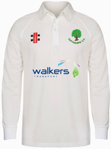 Cutthorpe CC GN Matrix Cricket Shirt L/S Jnr