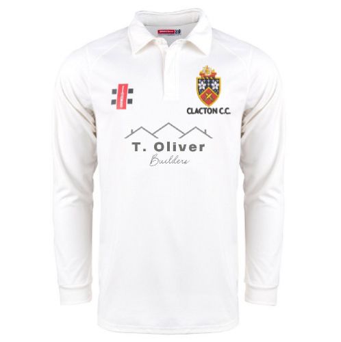 Clacton CC GN Pro Performance L/S Shirt Snr