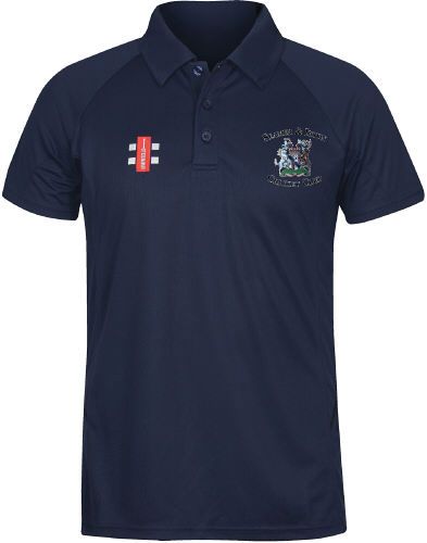 Seamer & Irton Cricket Club GN Navy Matrix Polo Shirt  Snr