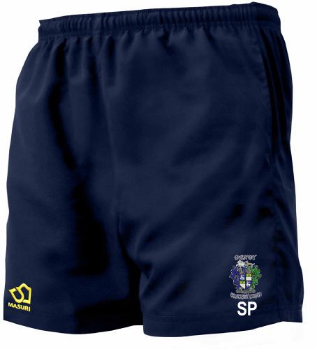 Denby CC Masuri Cricket Short Navy  Snr