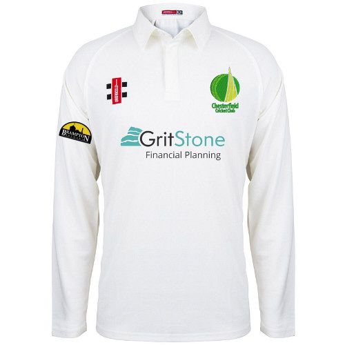 Chesterfield Cricket Club GN Matrix Cricket Shirt L/S Jnr