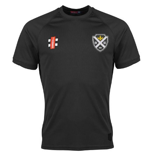 Soar Valley CC GN Black Matrix TShirt  Jnr