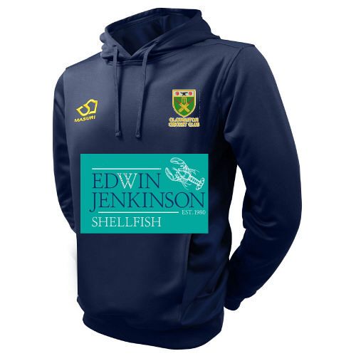 Cloughton CC Masuri Cricket Hoody Navy  Snr