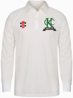 Kew CC GN Matrix Cricket Shirt L/S Jnr