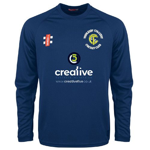 Thoresby Colliery CC GN Navy Matrix L/S Tee  Jnr