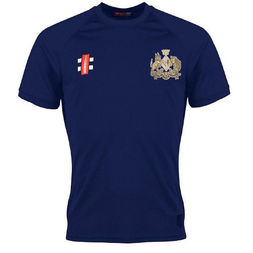 Sidney Sussex College CC GN Navy Matrix SS Tee  Snr