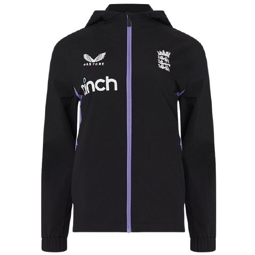 2024 England Castore Cricket Rain Jacket Snr front