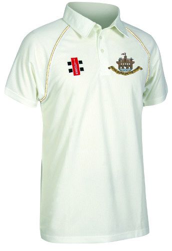 Thetford Town CC GN Matrix Ivory Cricket Shirt S/S Snr