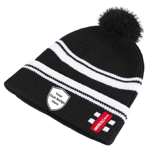 Gray-Nicolls Cricket Teamwear Bobble Hat Black