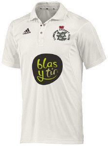 Llangwm Cricket Club adidas S/S Cricket Playing Shirt Snr