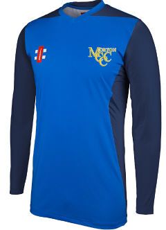 Morton CC GN T20 Cricket Shirt LS Navy  Snr
