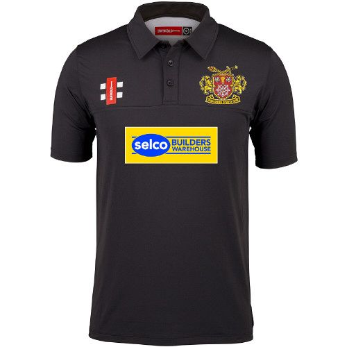 Osbaldwick CC GN Black Pro Performance Polo Shirt Jnr