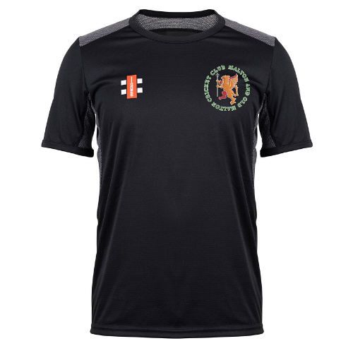 Malton & Old Malton CC GN Black Pro Performance T-Shirt Jnr