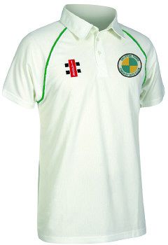 Selston CC GN Matrix Green Cricket Shirt S/S Snr