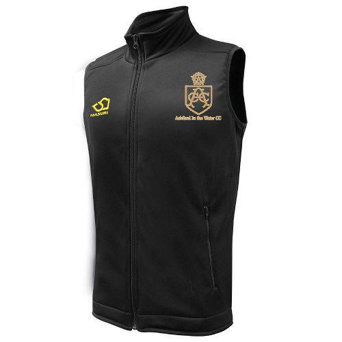 Ashford in the Water CC Masuri Cricket Gilet Black  Snr