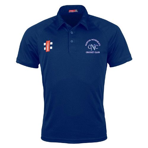 Norton Woodseats CC GN Navy Matrix Polo Shirt  Jnr