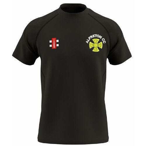 Alfreton CC GN Black GTS T-Shirt Jnr