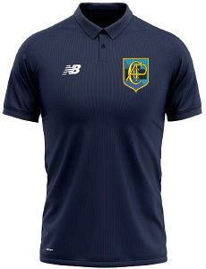 Annfield Plain CC New Balance Polo Shirt Navy  Snr