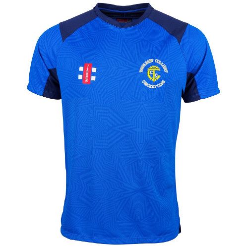 Thoresby Colliery CC GN Pro Performance T20 Cricket Shirt SS Navy/Royal  Snr
