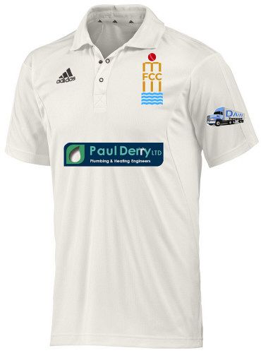 Farndon Cricket Club adidas S/S Cricket Playing Shirt Jnr