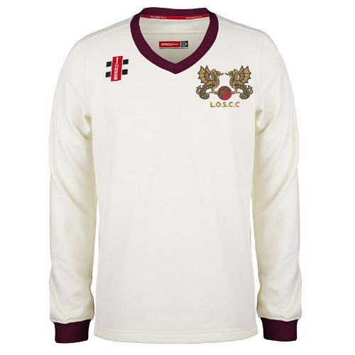 Leyton Orient CC GN Pro Performance Maroon L/S Trim Sweater Jnr