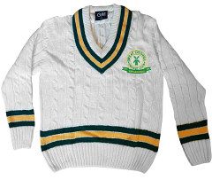 Great Chishill CC GM Cable Knit Sweater Green/Gold/Green  Snr