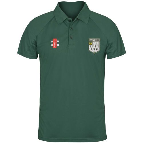 Martock CC GN Green Matrix Polo Shirt  Snr