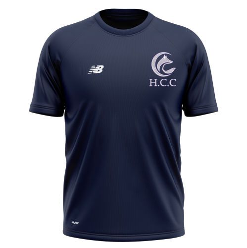 Hildenborough Cricket Club New Balance Training Shirt Navy  Snr