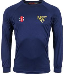 Morton Cricket Club GN Navy Matrix Long Sleeve Tee  Snr