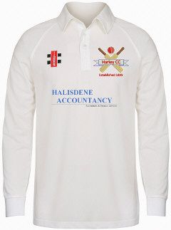 Harley Cricket Club GN Matrix Cricket Shirt L/S Snr