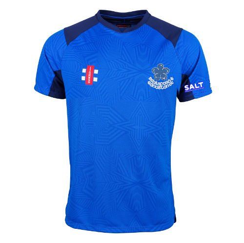 Brailsford CC GN Pro Performance T20 Cricket Shirt SS Navy  Jnr